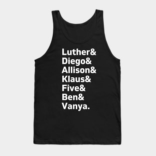 umbrella academy members Tank Top